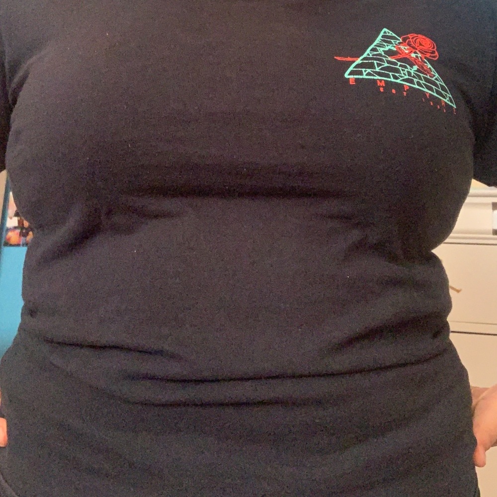 EMPYRE broke rose shirt ( no damages )